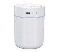 Generic Humidificador de Coche Portátil con 7 Luces que Cambian de Color Modos Compactos de Pulverización Dual para Oficina en Casa y Vehículos ABS Blanco