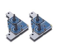 Generic Imán de Soldadura, Herramienta de Soporte Magnético con Diseño de Interruptor Doble de 28KG para Placa de Acero y Placa de Hierro, 2 uds.