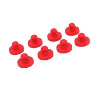 Generic Imanes de Papel Pergamino para Freidora a Prueba de Altas Temperaturas, 8 Uds. Clips de Silicona de Calidad Alimentaria para Seguridad en la Cocina (rojo)