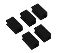 Generic Impresora 3D de Carbono 5PCS Calcetines de Silicona de Aislamiento Térmico Negros para Boquilla de Bloque Calentador Resistente Al Calor A Prueba de Polvo Apto para Entusiastas de la