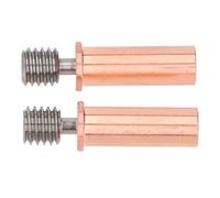 Generic Impresora 3D Heat Break Aislamiento Bimetálico 450 ℃ Conducto Rápido para 2, 2 Plus y Pro 2PCS