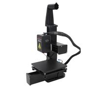 Generic Impresora 3D para Principiantes, Impresora 3D Pequeña y Compacta de 100x 100 x 100mm con Boquilla Totalmente Metálica y Controles Sencillos para Filamentos PLA TPU (Black)