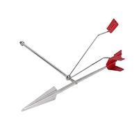 Generic Indicador de Viento de Veleta Marina de Acero Inoxidable 304 para Navegación en Yate, Reflector Luminoso, Punta a Prueba de Pájaros, 1 Juego Aplicable para Propietarios de Embarcaciones