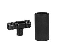 Generic Inflador de Neumáticos de Bicicleta de CO2 Boquilla de Inflado Rápido y Compacto para Bicicletas de Carretera y de Montaña para Reparaciones sobre la Marcha Aleación de Aluminio CNC Plata