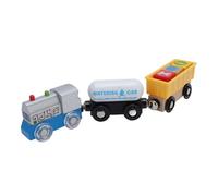 Generic Innovador Tren de Madera, Juguete de Escena de Tecnología Futura para Niños, Material de Madera de Haya con Capacidad Manual
