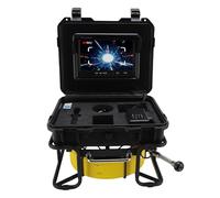 Generic Inspección de Alcantarillado Borescope, 30 M 6 Cámara de Alcantarillado de Luz LED Pantalla IPS de 9 Pulgadas para Drenaje (Enchufe de la UE)