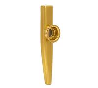 Generic Instrumento Kazoo Mini Kazoo Musical Aleación de Aluminio Portátil Fácil de Tocar No Se Necesita Teoría Musical Ideal para Guitarra Ukelele Compañero Fogata de Viaje (Gold)