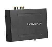 Generic Interfaz Multimedia de Alta Definición Divisor Extractor de Audio Aleación de Aluminio Paso Negro/Salida 2.0CH/5.1CH para de Entretenimiento en el Hogar (BLACK)