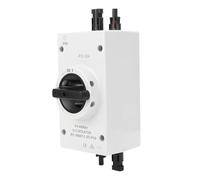 Generic Interruptor Aislador de Panel Solar, Diseño Compacto, Interruptor de Desconexión de CC Resistente Al Agua IP66 para Sistemas Fotovoltaicos, 250 X 100 X 80 Mm (20A)