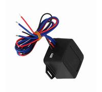 Generic Interruptor de Arranque Universal para Motor de Automóvil con Luz LED Opcional, Botón de Inicio Rápido, Plástico Duradero con Caja de relé, Fácil Instalación (BLUE)