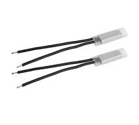 Generic Interruptor de Corte Térmico, 2pcs KSD9700 Interruptor de Interruptor Térmico Protector Térmico Normalmente Cerrado para el Control de Temperatura (135℃)