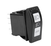 Generic Interruptor de Luz de Faro de 12 V, Interruptor de Faro UTV de Plástico de 8 Pines, Carcasa Retardante de Fuego de Respuesta Rápida para Maverick X3 Traxter OE 710004492