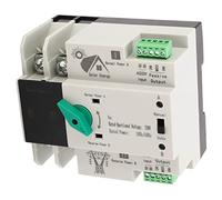 Generic Interruptor de Transferencia Automática de Doble Potencia 2P, Conmutación Rápida Segura AC230V para Fuente de Alimentación de Emergencia (125A)