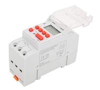 Generic Interruptor Temporizador Control Semanal Programable para Farolas Letreros de Neón Encendido Apagado Relé de Tiempo LCD, Interruptor Temporizador 24V 30A 12/24 Horas para Equipos Eléctricos,
