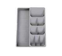 Generic IT9R Organizador de Cutlery y Spoon Gris, Acrílico