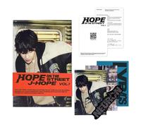 GENERIC j-hope - [HOPE ON THE STREET VOL.1] (Weverse Albums Ver.) Photo Zine + Postcard + Sticker + Lyric Book + Book Band + QR Card + User Guide + 2 Extra Photocards