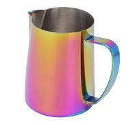 Generic Jarra de café Titanize de 600 Ml, Taza para Espumar Leche, Flujo de Líquido Suave, para Entusiastas de la Elaboración de Arte del café (COLORFUL)