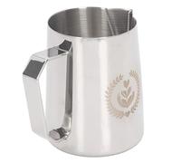 Generic Jarra de Espuma, Jarra de Acero Inoxidable para Espumar Leche, Taza para café, Latte, Espuma de Leche, Pico de águila, 600ml, Grado Alimenticio para Baristas Caseros (Color Original)