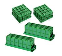 Generic Jaula de Espuma Floral para Arreglos Florales Versátiles Paquete de 4 Diseño Duradero para Bodas y Eventos 2 Rectangulares y 2 Cuadrados