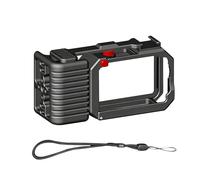 Generic Jaula para Cámara Action 6, Kit de Agarre Callejero Protector Duradero para un Funcionamiento, Cámara de Aleación de Aluminio para Aventuras Al Aire Libre