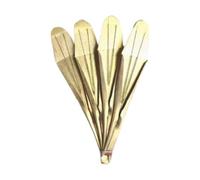 Generic Jaw Harp Armónica de Boca Instrumento Cobre Portátil Fácil de Aprender Técnicas Complejas Sonido Limpio Adecuado para Niños Adultos Cumplea, con 4 Hojas