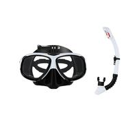 Generic Juego Compacto de Máscara de Buceo y Snorkel Seco, Construcción de Silicona para un Viaje Cómodo, Ideal para Aventuras de Buceo, , 1 par (#1)