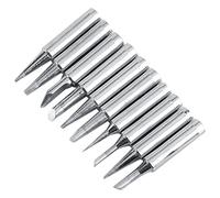 Generic Juego de 10 Puntas de Soldadura de Cobre Diamagnéticas de Baja Temperatura, Adecuadas en Total 10 Tipos para Estación de Soldadura Iron 900M-T para 936 937 938 969 8586 852D (#1)