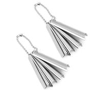 Generic Juego de 18 Herramientas Cortadoras de Puntas de Acero Duraderas para Manicura Francesa para Crear Líneas de Sonrisa Perfectas en las Uñas, para Salón Profesional o Uso Doméstico