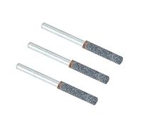 Generic Juego de 3 Piedras de Afilar para Afilador de Motosierra, Rebabas de Diamante Duraderas para Pulir y Afilar Herramientas de Motosierra, Tamaño de 5/32 Pulgadas para Amoladora Eléctrica