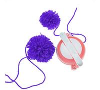 Generic Juego de 4 Piezas de Herramienta de Tejido Duradera, Trenzadora de Pompones, Máquina para Hacer Bolas de Lana para Creaciones Divertidas, Color Aleatorio, 38 Mm, 48 Mm, 68, 88, 4 (Colores