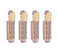 Generic Juego de 4 Pinzas para Dar Volumen Al Cabello, Resistente Al Calor, Herramienta para Dar Volumen Cabello Instantáneo, para Fino y Rizado, Diseño Ligero de ABS (Púrpura 27,