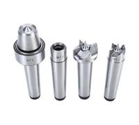 Generic Juego de 4 Tazas MT2 Live Center Drive para Torneado y Fresado de Madera, Herramientas Versátiles de Acero Al Carbono con Almacenamiento de Madera (ellos murieron)