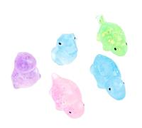 Generic Juego de 5 Bolas Antiestrés para Estirar y Apretar con Diseño de Dinosaurio Colorido para Aliviar el Estrés en el Hogar o la Oficina, Hechas de Material TPR Duradero