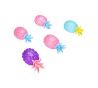 Generic Juego de 5 Pelotas Antiestrés de Piña, Lindos Juguetes Exprimibles para Aliviar el Estrés y Jugar Sensorialmente en Casa o en Fiestas