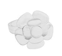 Generic Juego de 50 Anillos para Exhibición de Uñas, Puntas de Uñas de Mariposa y Flores a la Moda para Práctica de Arte de y Organización de Colores de Esmalte de Gel, Hecho con ABS Ecológico