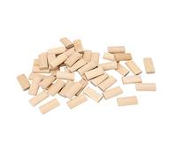 Generic Juego de 50 Tacos de Madera Precisos, Tapón de Madera de Haya de Alta Resistencia para una Superficie Limpia y Consistente, para Empalme de Muebles y Fabricación de Gabinetes