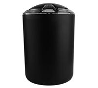 Generic Juego de 6 Accesorios de Baño de Plástico de Primera Calidad, Resistentes y Duraderos para Uso Familiar o en Hoteles, Soporte para Cepillos de Dientes, Bote de Basura, Dispensador de, (Black)