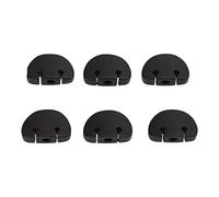 Generic Juego de 6 Botones de Clavija de Afinación de Guitarra de Metal de ébano Negro, Botón de Cabeza de Máquina Duradero para Guitarras Eléctricas, Elegante Decoración de Cabeza para Músicos