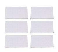 Generic Juego de 6 Rompecabezas de Bricolaje con Sublimación en Blanco, 63 Piezas de 5,1 X 7,1 Pulgadas, Rompecabezas de Ensamblaje Blanco para Fotos de la Vida para Familiares y Amigos