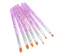 Generic Juego de 7 Paquetes de Herramientas para Dibujar Uñas, Bolígrafo de Terapia de Luz de para Creación de Arte de Uñas, Ideal para Uso Doméstico y de Salón, Material ABS