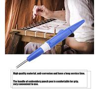 Generic Juego de Agujas de Punzón para Bordar Astuto, Agarre Cómodo, Obras de Arte Hechas a Mano, Decorar Ropa, Almohadas, Funda de Edredón, Bolsa, para Amantes de las Costuras Bordadas, Plástico,