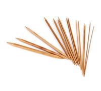 Generic Juego de Agujas de Tejer, Agujas Duraderas Naturales Lisas de Doble Punta con 15 Tamaños de 2 Mm a 10 Mm para Proyectos de Tejer para Principiantes Tejido Hecho a Mano de Bricolaje