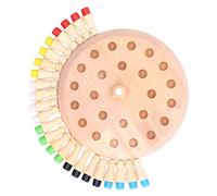 Generic Juego de Ajedrez Interactivo con Memoria de Madera para Diversión Familiar, Mejora el Desarrollo Cognitivo y Las Habilidades de Resolución de Problemas, Adecuado para Niños y Personas