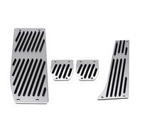 Generic Juego de Almohadillas Antideslizantes para Pedal de Freno de Embrague de Transmisión Manual de Automóvil para 1/3/5/7/X1 Series E30 E32, Superficie Ancha, Fácil Manipulación, 4 Piezas