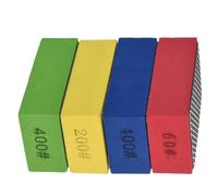 Generic Juego de Almohadillas de Pulido a Mano de Diamante, Kit de Pulido de Vidrio Eficiente para de Madera, Piedra Metálica, Aplicable para de Piedra y Reparación de Bordes de azulejos. Material: