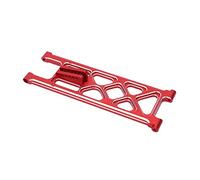 Generic Juego de Barra con Ruedas de de Aleación de Aluminio, Rendimiento Estable para LOSI 1/10 22S 2WD Drag Car, Fácil Instalación y Desmontaje para Vehículos de Control Remoto (rojo)