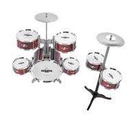 Generic Juego de Batería de Juguete, Instrumento Musical para Niños, Simulación de Interacción Entre e Hijos, Tambor de Jazz, Juguete Educativo para Niños Pequeños, Material ABS Seguro