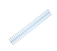 Generic Juego de Bobinas de Encuadernación en Espiral, 10 Piezas, Duraderas, 16 Mm de diámetro. para Pasar Páginas Fácilmente en Oficinas y Aulas (azul claro)