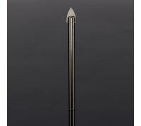 Generic Juego de Brocas de Lanza de Carburo de Tungsteno, 10 Uds., para Azulejos y Espejos de Cerámica y Vidrio, Herramientas de Hardware de Grado Profesional de 6mm de Diámetro