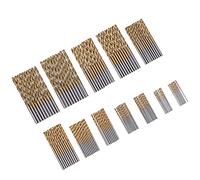 Generic Juego de Brocas Helicoidales de 120 Piezas, Brocas HSS Ti Plateadas Duraderas para Metal, Madera y Plástico, Excelentes para Bricolaje y Construcción, Varios Tamaños